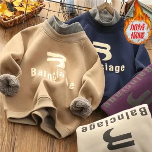 Boys Winter Padded Sweatshirt .