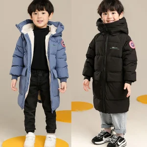 2-10 Years Autumn Winter Boys Jacket, warm Hooded Coat.