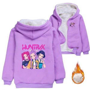 Demon Hunters Double-layer Cotton coat Children's Clothes.