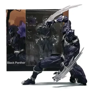 Revoltech Yamaguchi Figures Black Panther Action Figure.